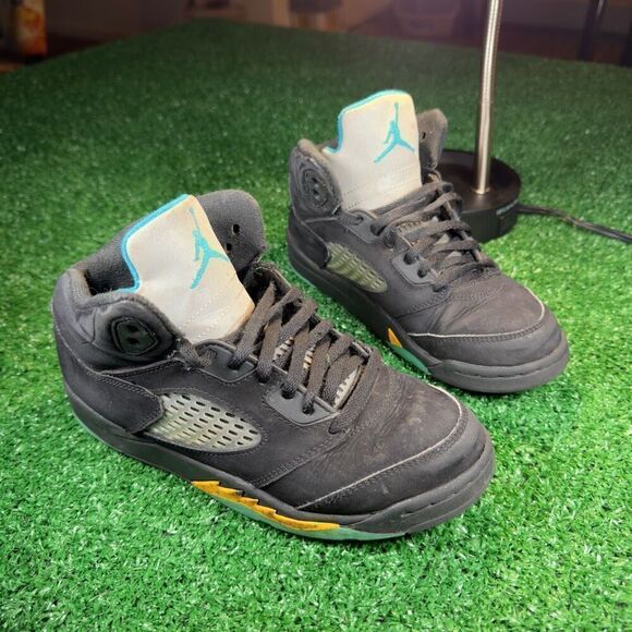 JORDAN 5 RETRO AQUA GS - Kids Sneakers Shoes - SIZE 3Y - Picture 1 of 9